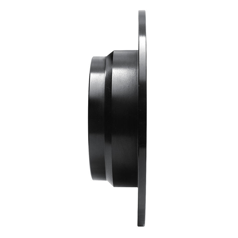 R1 Concepts R1 96-04 Volvo C70 Rear Right Drilled & Slotted Black Brake Rotor