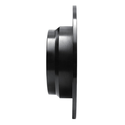 R1 Concepts R1 96-04 Volvo C70 Rear Right Drilled & Slotted Black Brake Rotor