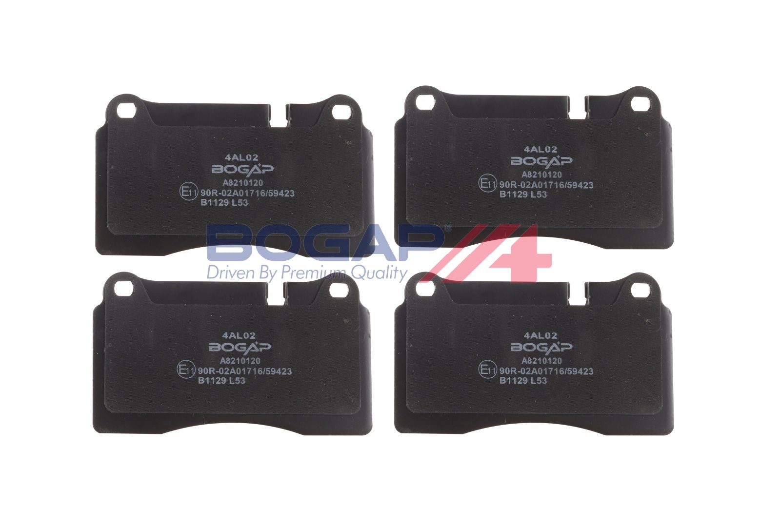 BOGAP A8210120 Brake Pad Set, Disc Brake