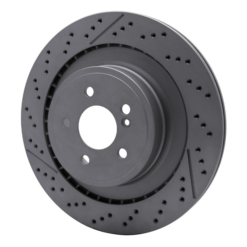 DFC 10-18 Mercedes-Benz C63 AMG Rear Drilled GeoSPEC Coated Rotor and Slotted