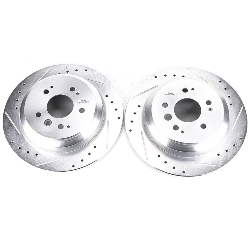 PowerStop Power Stop 16-19 Honda Pilot Rear Evolution Drilled & Slotted Rotors - Pair