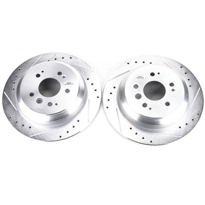 PowerStop Power Stop 16-19 Honda Pilot Rear Evolution Drilled & Slotted Rotors - Pair