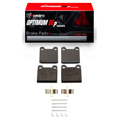 R1 Concepts R1 69-83 Porsche 911 Rear Optimum OE Pads & Hardware Kit