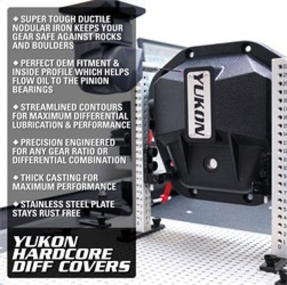 Yukon Gear & Axle Yukon Gear Hardcore Diff Cover for 14 Bolt GM Rear w/ 3/8in. Cover Bolts