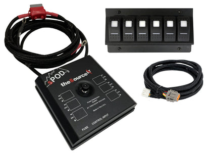sPOD 12-17 Toyota Tundra SourceLT w/Blue LED Switch Panel