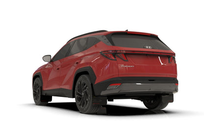 Rally Armor 25-26 Hyundai Tucson (Excl. ICE & XRT) Black UR Mud Flap w/ Red Logo