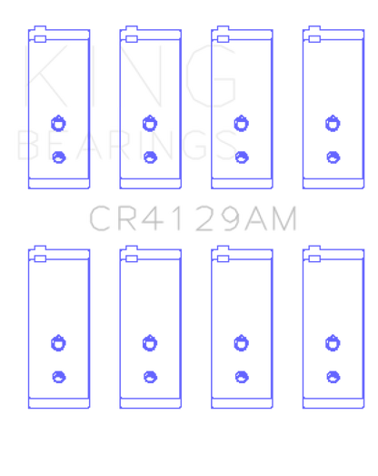 King Engine Bearings Toyota 18R/21R (Size +0.50mm) Connecting Rod Bearing Set