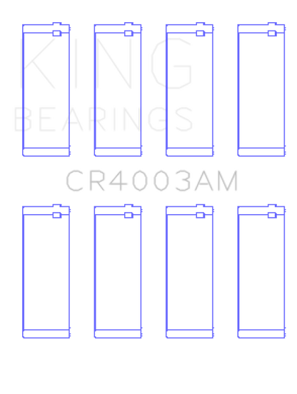 King Engine Bearings SAAB B20, B20E, B202, and BZ20 Bi-Metal Aluminum Rod Bearing Set