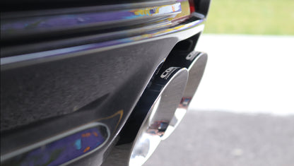 CORSA Performance Corsa 2016-2019 Cadillac ATS-V 3.6T 4in Black Sport Axle-Back Exhaust