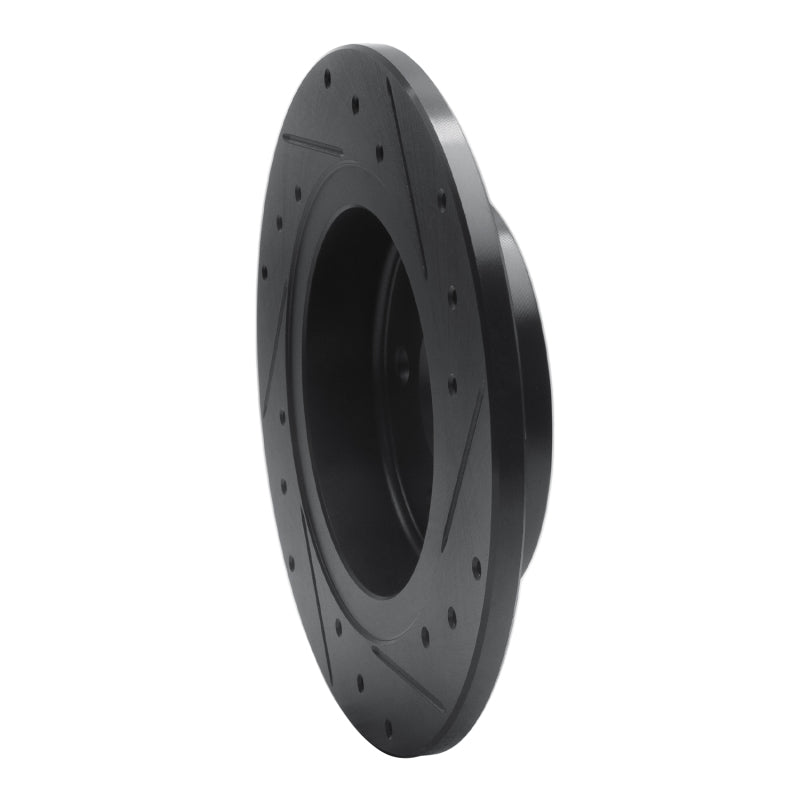 R1 Concepts R1 11-22 Buick Encore Rear Left Drilled & Slotted Black Brake Rotor