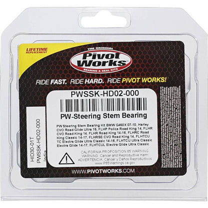 Pivot Works 07-10 BMW G450X Steering Stem Bearing Kit