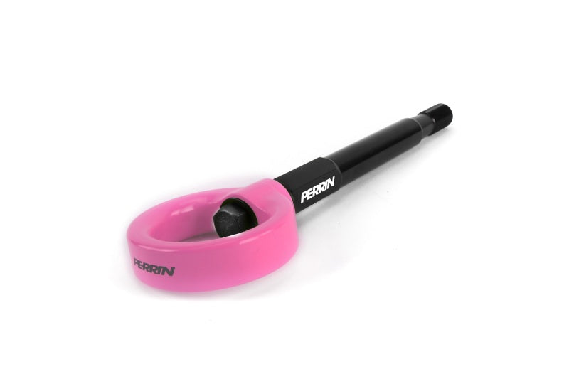 Perrin Performance PERRIN 22-26 Subaru WRX / 18-23 Crosstrek / 17-23 Impreza Forester Tow Hook Kit (Front) - Hyper Pink