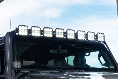 Diode Dynamics Jeep JL SS5 Sport CrossLink Windshield - Yellow Combo Lightbar Kit