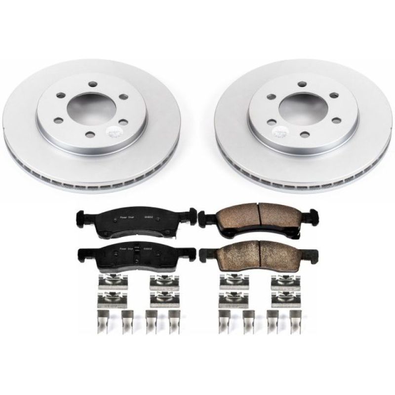 PowerStop Power Stop 02-06 Ford Expedition Front Z17 Evolution Geomet Coated Brake Kit