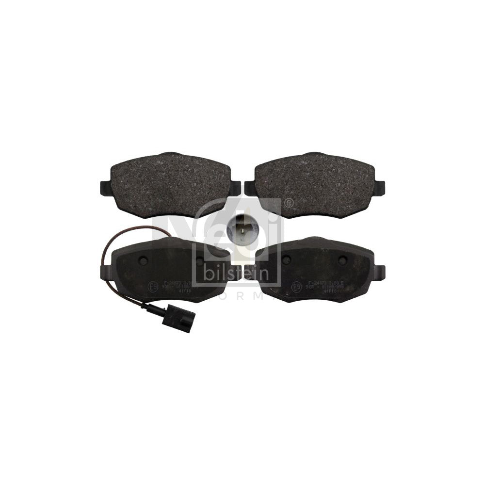 Febi Bilstein 116097 Brake Pad Set For Lancia Ypsilon Ii (843) Front Axle, Incl. Wear Warning Contact