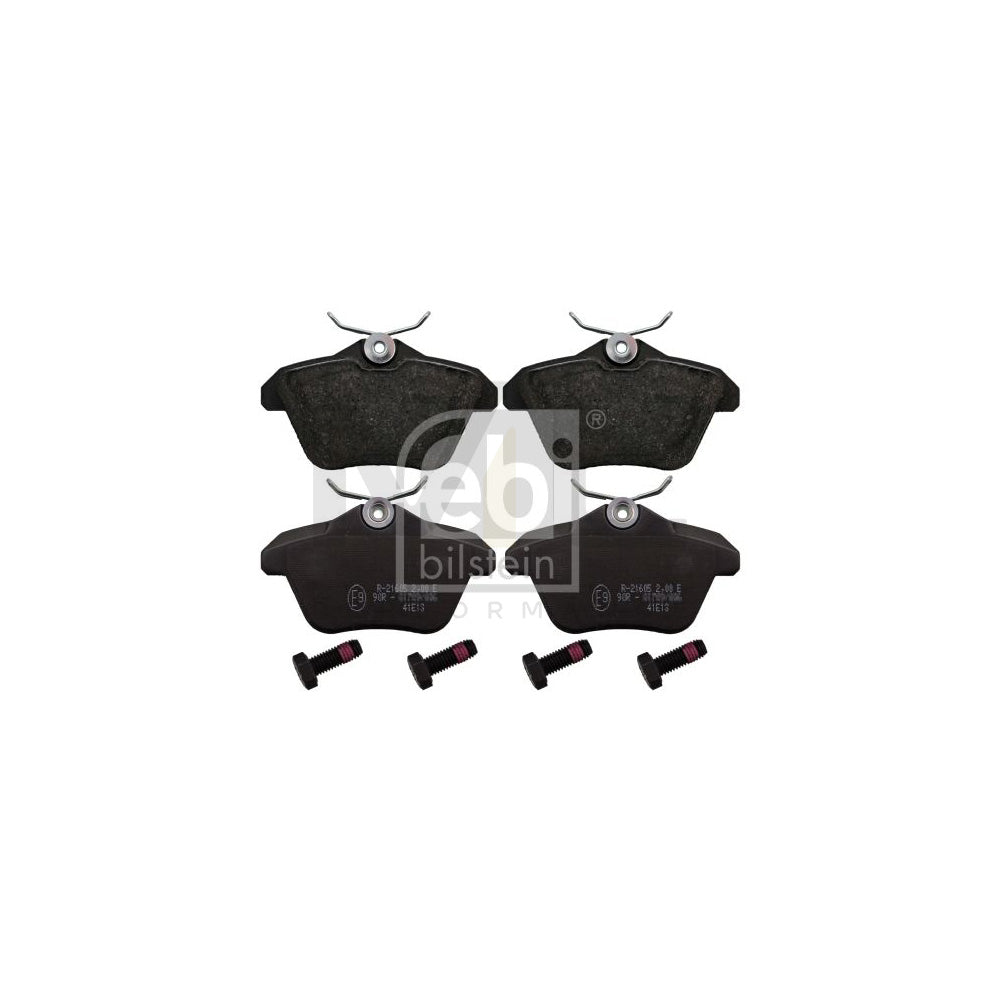 Febi Bilstein 116103 Brake Pad Set Rear Axle, With Bolts/Screws