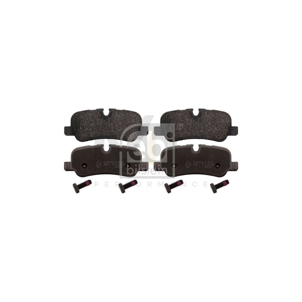 Febi Bilstein 116114 Brake Pad Set Rear Axle, With Bolts/Screws