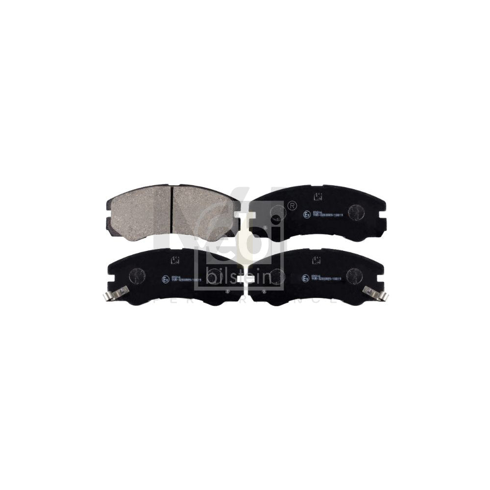Febi Bilstein 116157 Brake Pad Set Front Axle, With Acoustic Wear Warning
