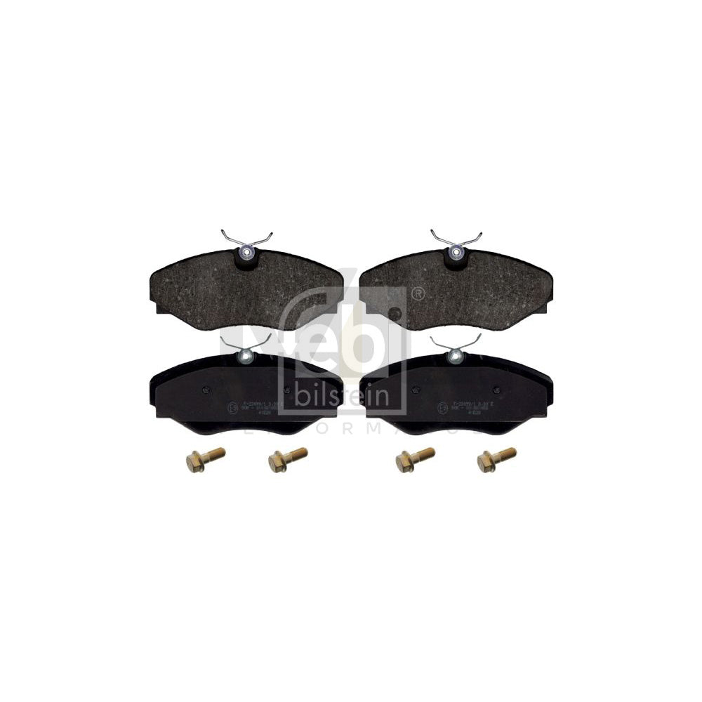 Febi Bilstein 116191 Brake Pad Set Front Axle, With Bolts/Screws