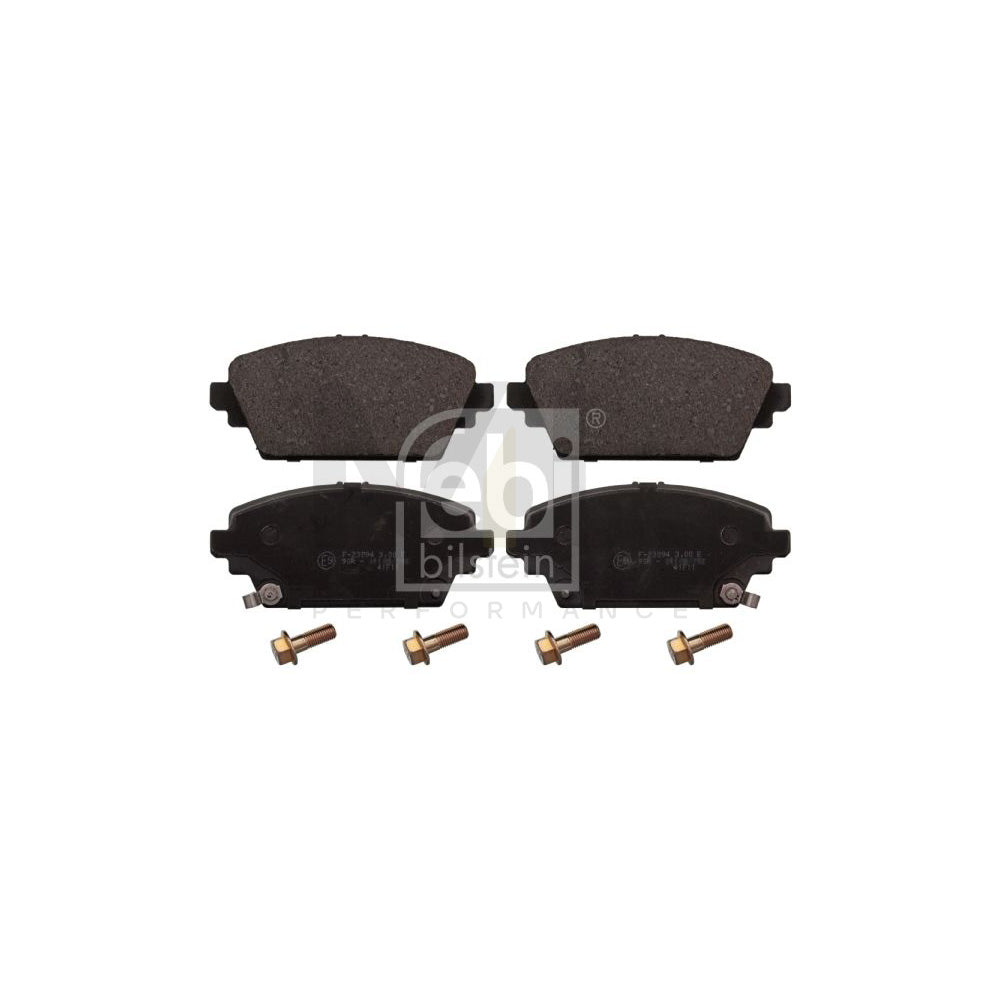 Febi Bilstein 116204 Brake Pad Set Front Axle, With Acoustic Wear Warning, With Bolts/Screws