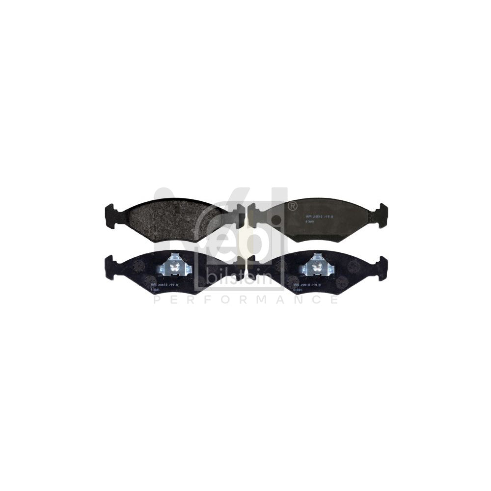 Febi Bilstein 116217 Brake Pad Set For Vw Parati Iii (5X5) Front Axle