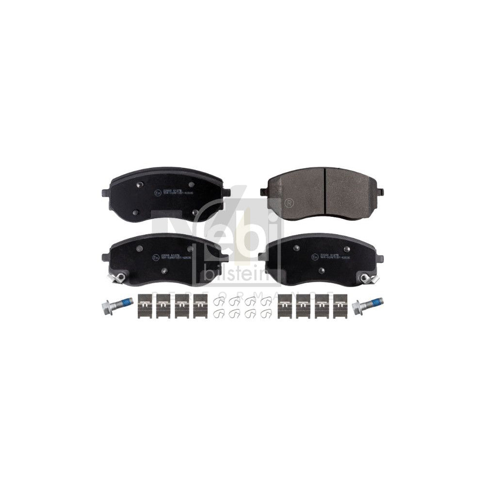 Febi Bilstein 116229 Brake Pad Set Suitable For Mercedes Benz X Class Front Axle, With Acoustic Wear Warning, With Attachment Material