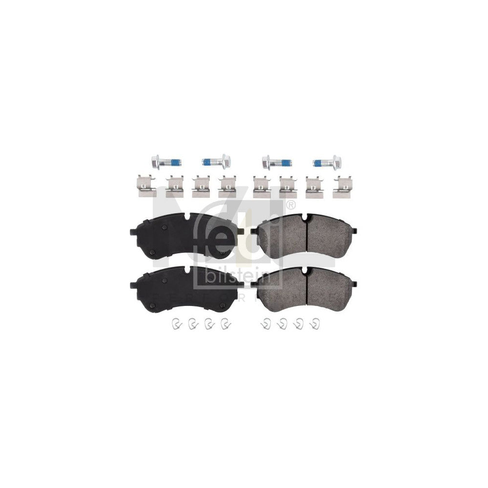 Febi Bilstein 116246 Brake Pad Set Prepared For Wear Indicator, With Attachment Material