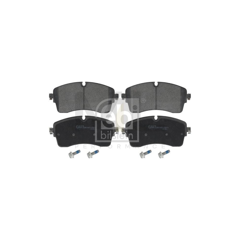 Febi Bilstein 116263 Brake Pad Set Front Axle, Prepared For Wear Indicator, With Bolts/Screws