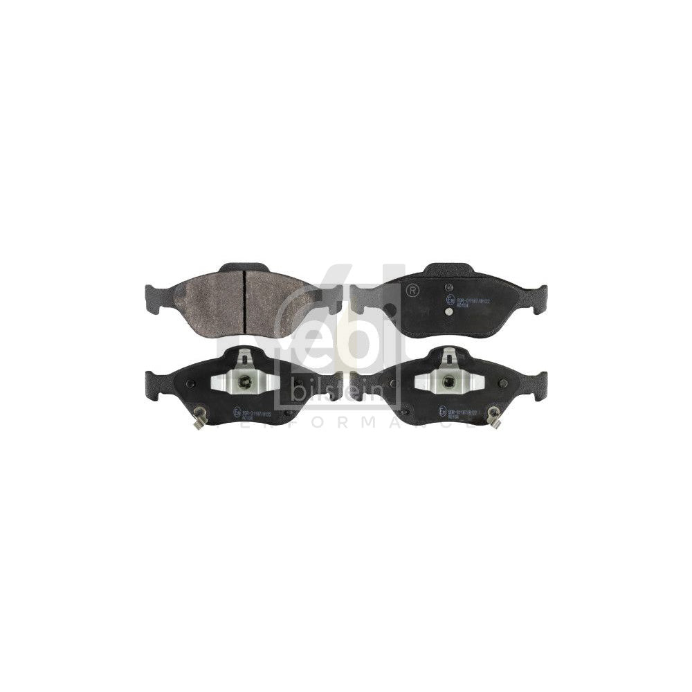 Febi Bilstein 116267 Brake Pad Set Front Axle, With Acoustic Wear Warning