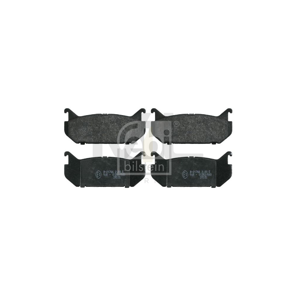 Febi Bilstein 16194 Brake Pad Set Rear Axle, Excl. Wear Warning Contact