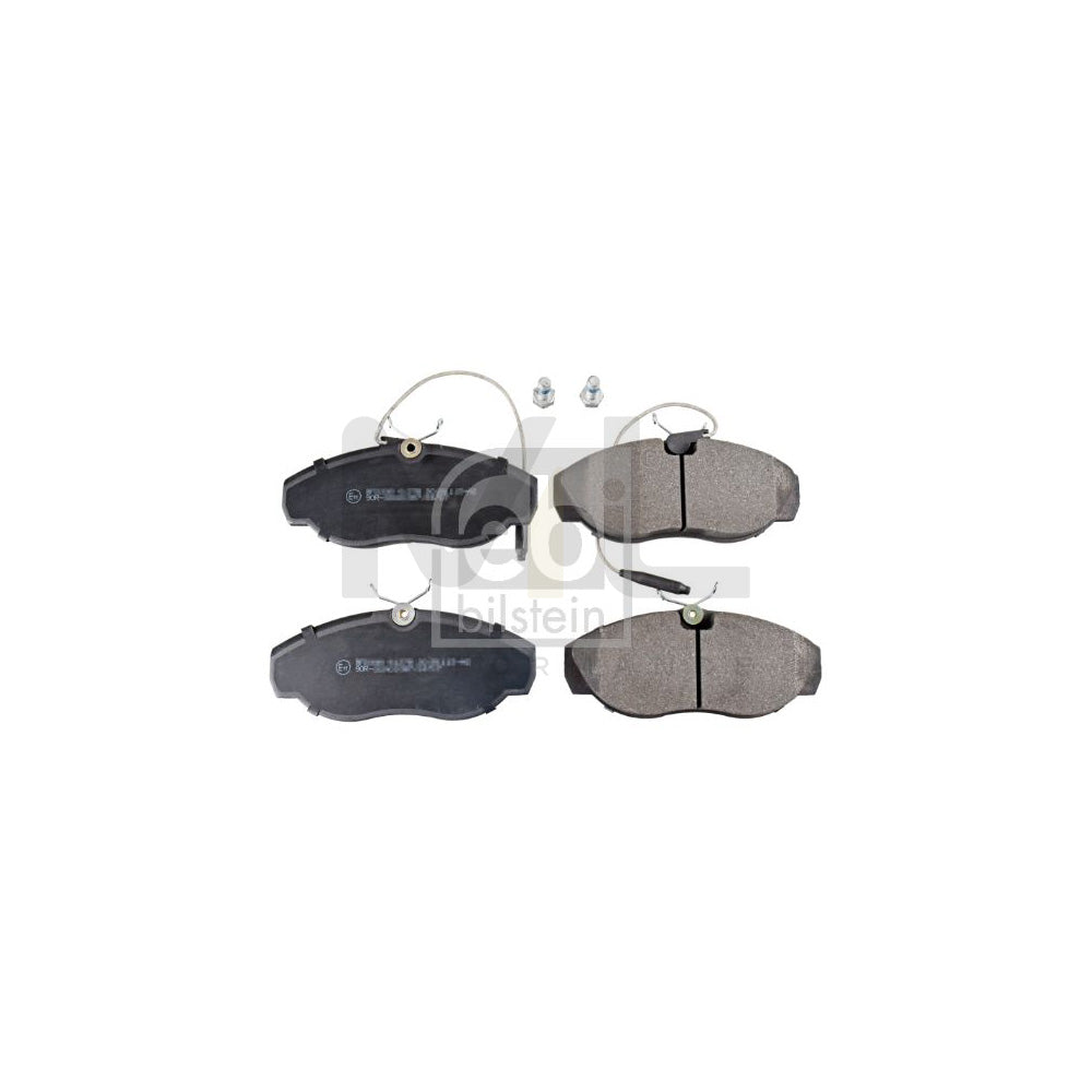 Febi Bilstein 16240 Brake Pad Set Front Axle, Incl. Wear Warning Contact, With Bolts/Screws