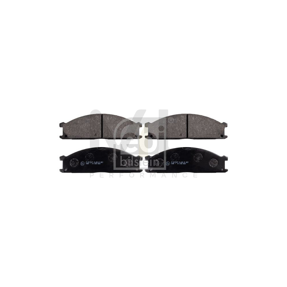 Febi Bilstein 16265 Brake Pad Set Front Axle, Excl. Wear Warning Contact, With Acoustic Wear Warning