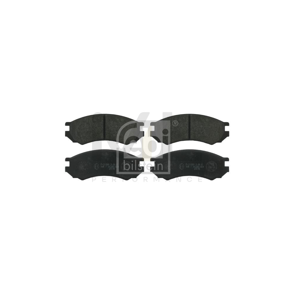 Febi Bilstein 16268 Brake Pad Set For Nissan Primera Front Axle, Excl. Wear Warning Contact