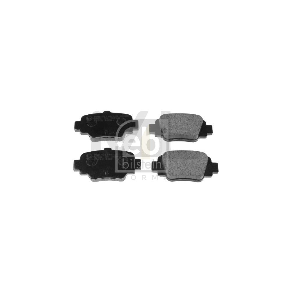 Febi Bilstein 16269 Brake Pad Set For Nissan Micra Rear Axle, Excl. Wear Warning Contact