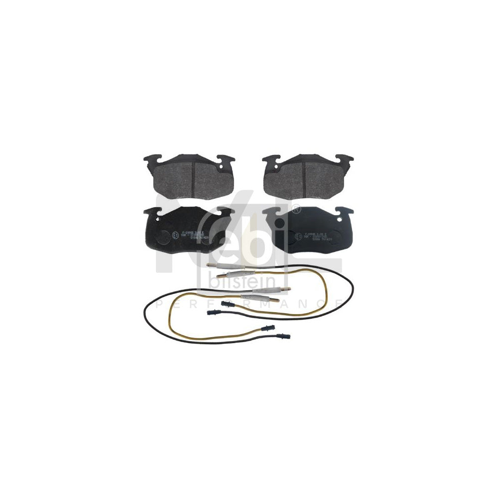 Febi Bilstein 16291 Brake Pad Set Front Axle, Incl. Wear Warning Contact