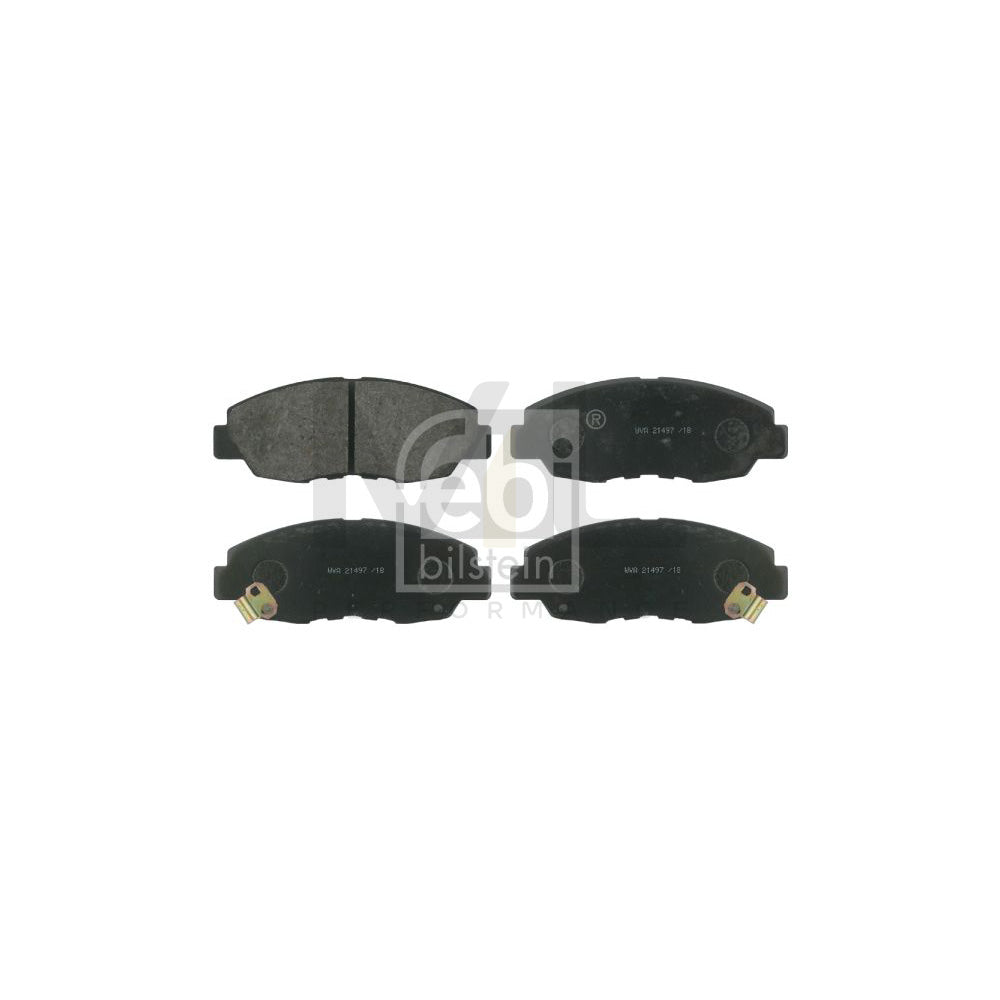 Febi Bilstein 16296 Brake Pad Set For Honda Accord Front Axle, With Acoustic Wear Warning