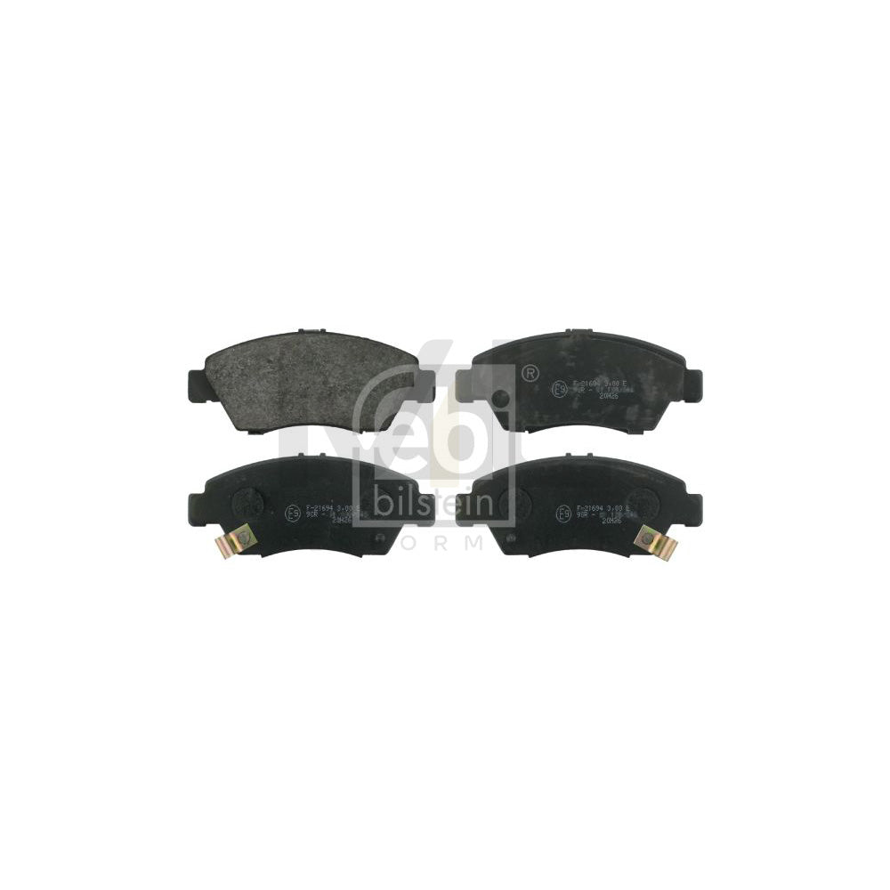 Febi Bilstein 16305 Brake Pad Set Front Axle, With Acoustic Wear Warning