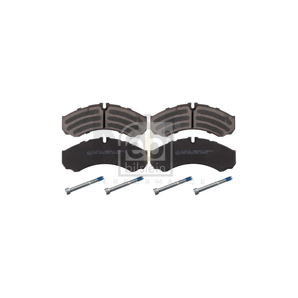 Febi Bilstein 16348 Brake Pad Set For Iveco Daily Rear Axle, Prepared For Wear Indicator, With Bolts/Screws
