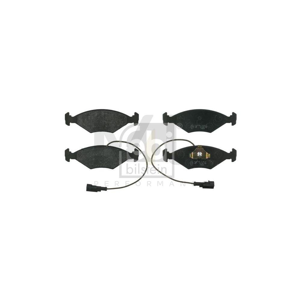 Febi Bilstein 16397 Brake Pad Set For Fiat Fiorino Front Axle, Incl. Wear Warning Contact