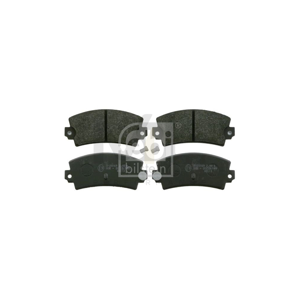 Febi Bilstein 16407 Brake Pad Set For Renault Espace Rear Axle, With Acoustic Wear Warning