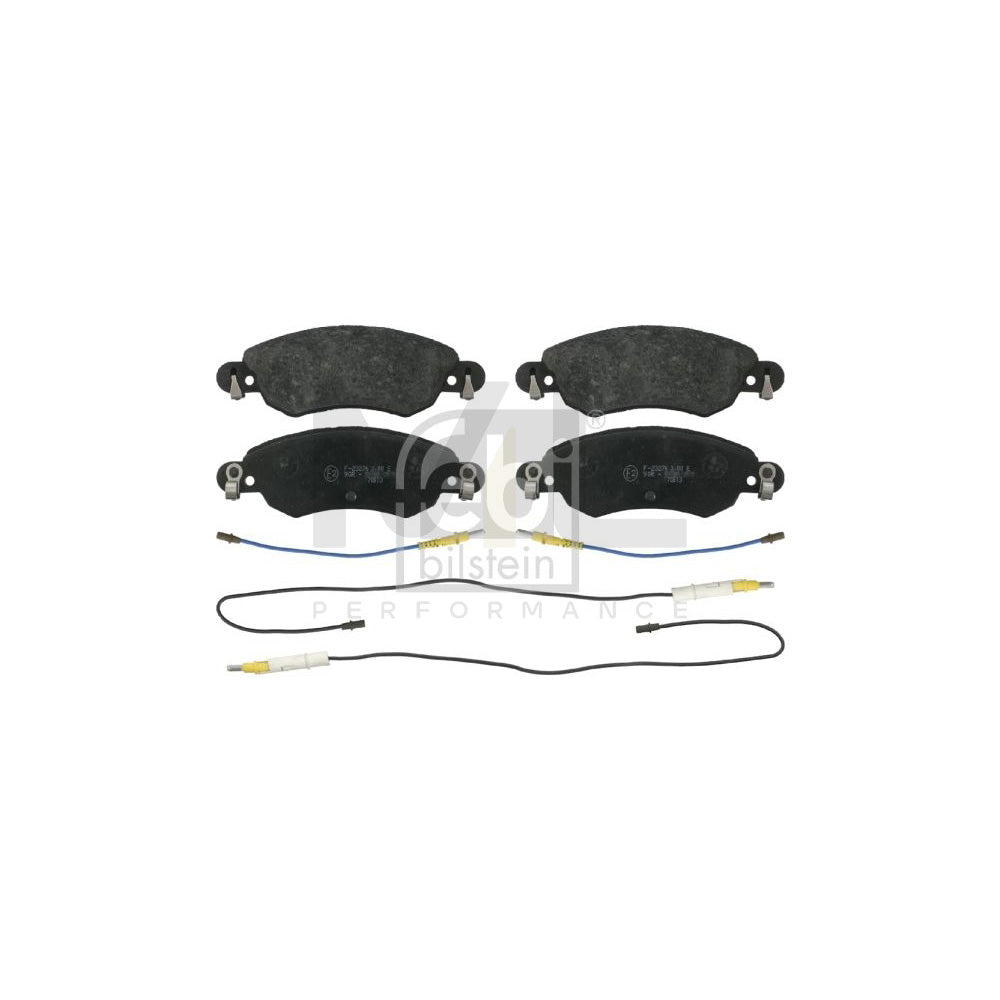Febi Bilstein 16416 Brake Pad Set For Citroën C5 I Hatchback Front Axle, Incl. Wear Warning Contact