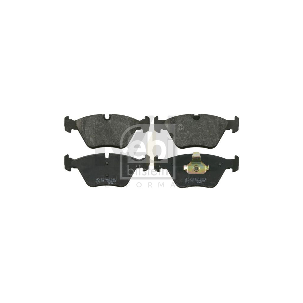 Febi Bilstein 16442 Brake Pad Set Front Axle, Prepared For Wear Indicator