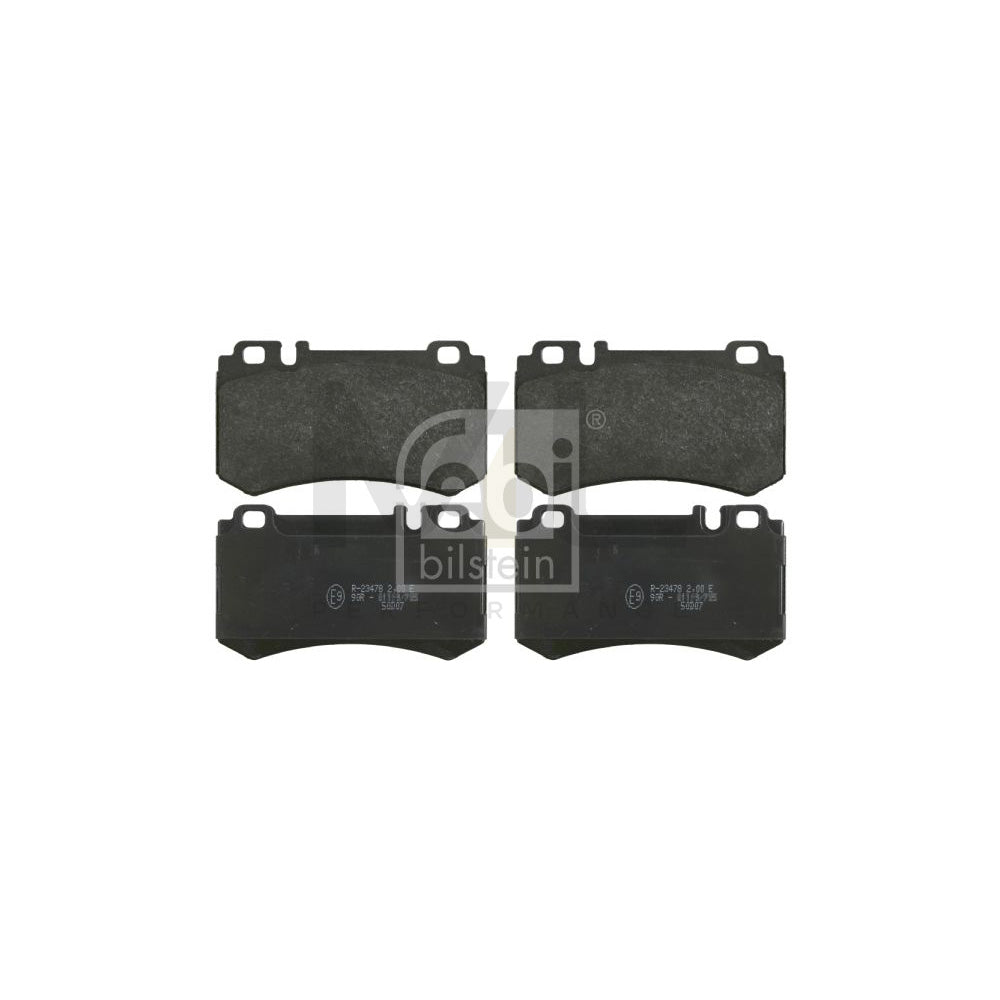Febi Bilstein 16475 Brake Pad Set Rear Axle, Prepared For Wear Indicator