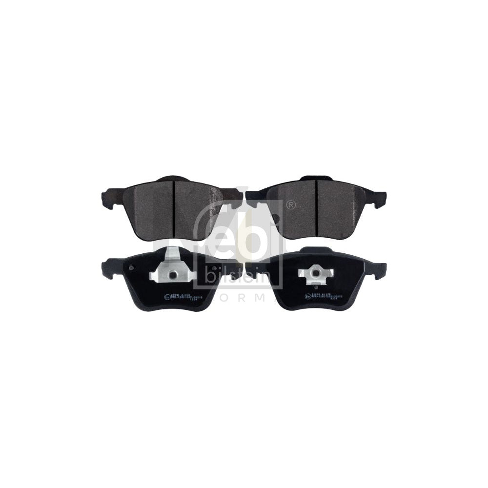 Febi Bilstein 16504 Brake Pad Set Front Axle, Excl. Wear Warning Contact