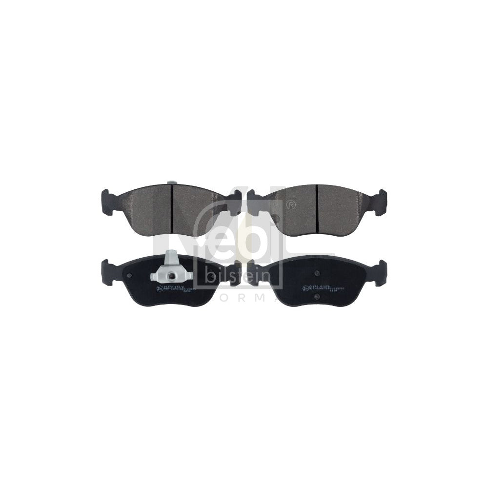 Febi Bilstein 16506 Brake Pad Set Front Axle, Excl. Wear Warning Contact