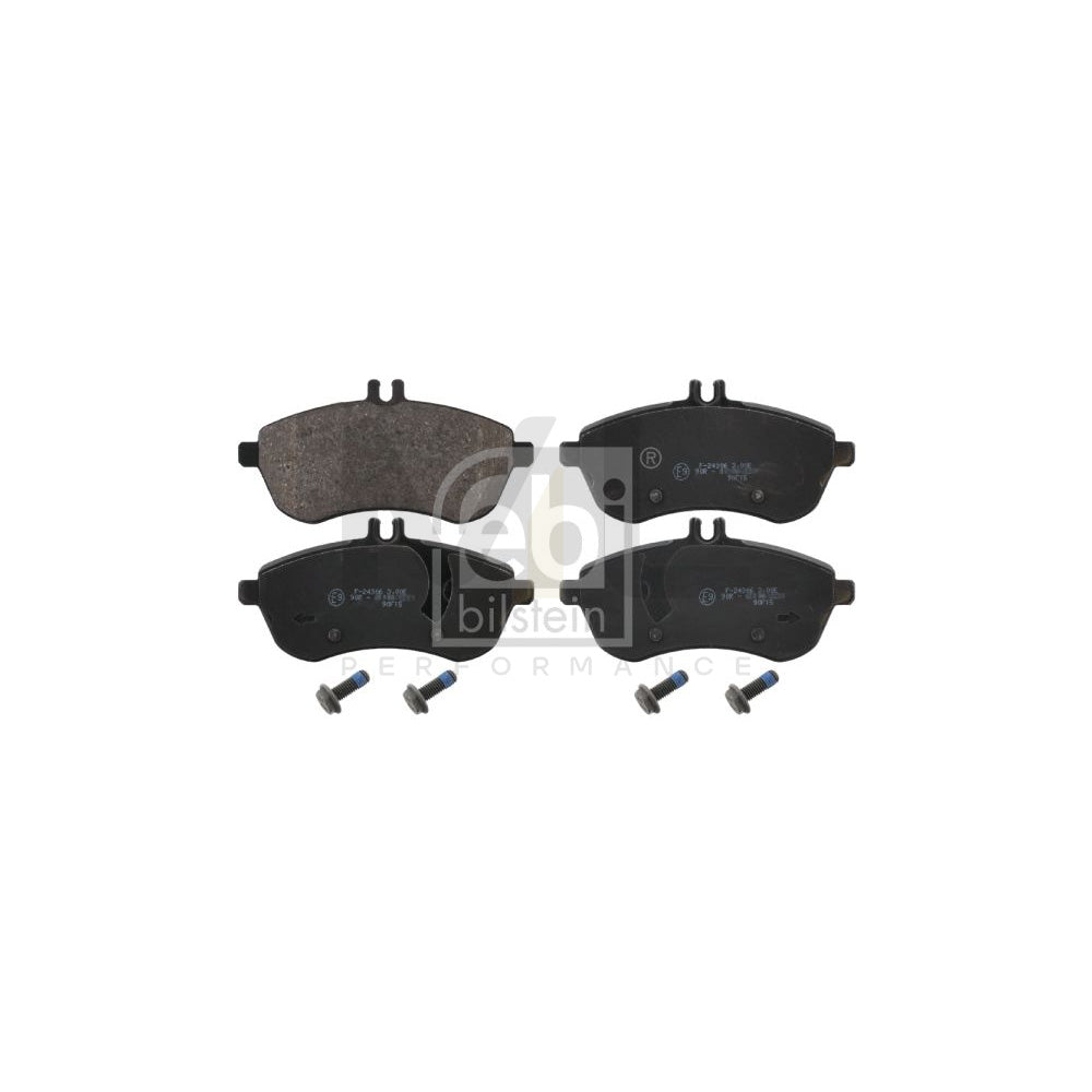 Febi Bilstein 16749 Brake Pad Set Front Axle, Prepared For Wear Indicator, With Bolts/Screws