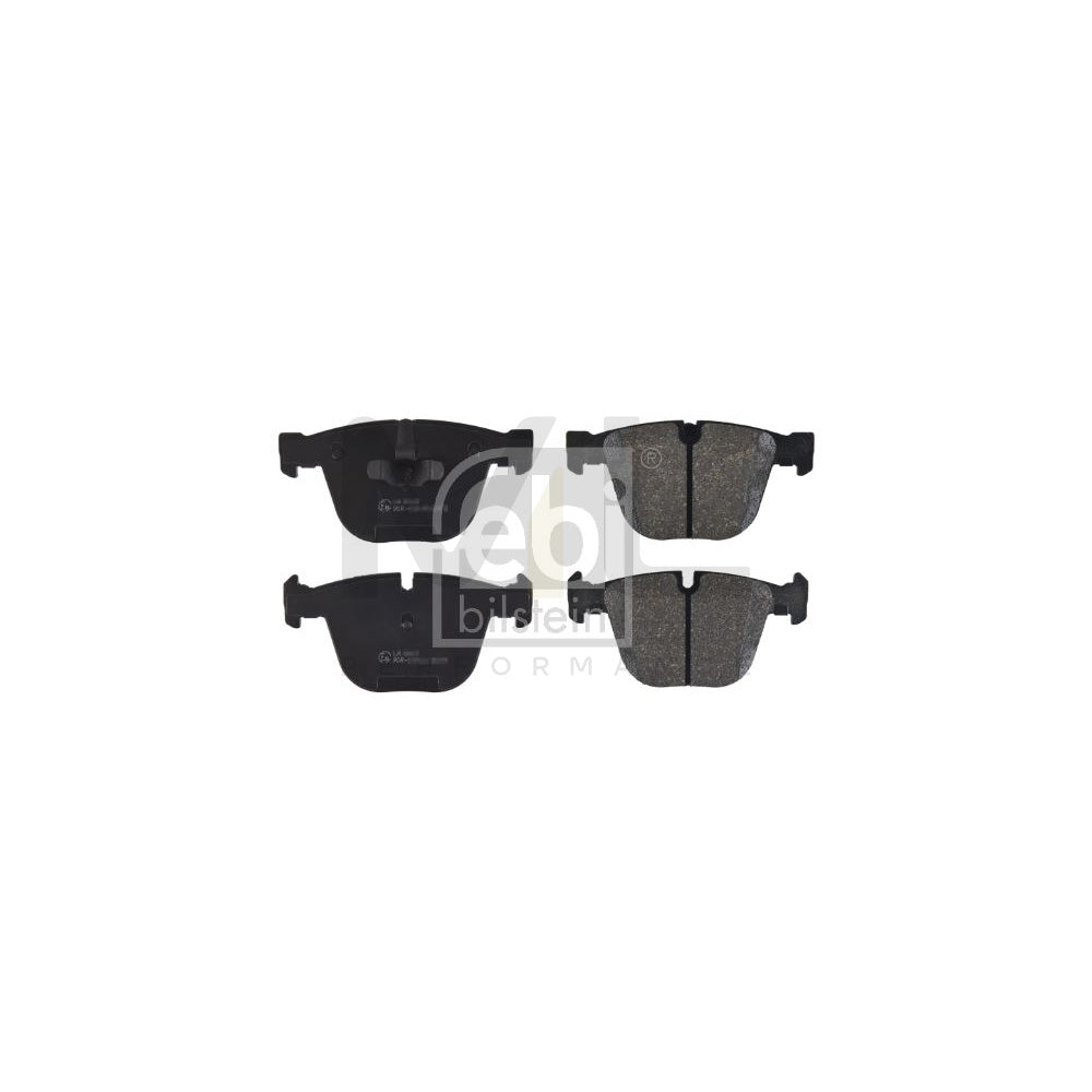 Febi Bilstein 16804 Brake Pad Set Rear Axle, Excl. Wear Warning Contact, Prepared For Wear Indicator