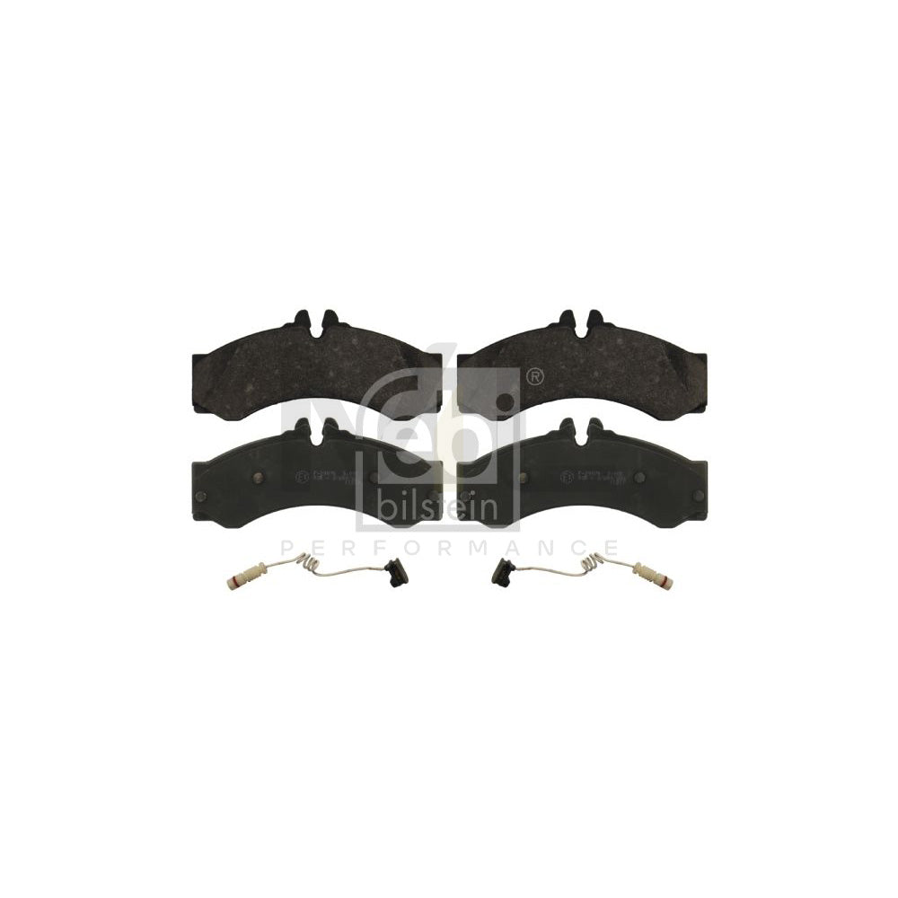 Febi Bilstein 16811 Brake Pad Set Incl. Wear Warning Contact, With Attachment Material