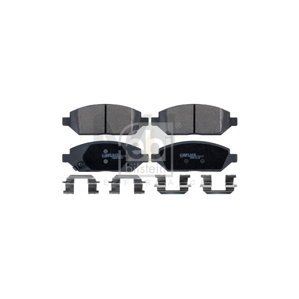 Febi Bilstein 16974 Brake Pad Set Front Axle, With Acoustic Wear Warning, With Attachment Material