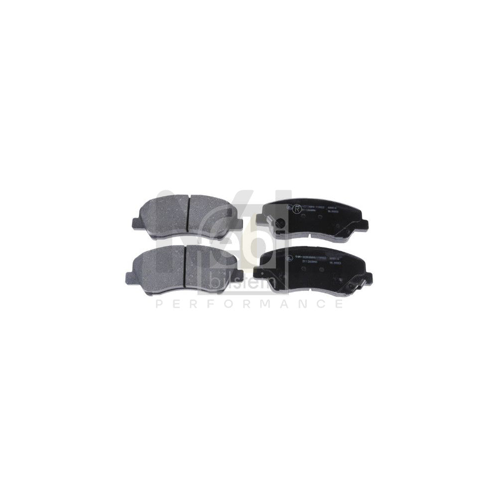 Febi Bilstein 170244 Brake Pad Set Front Axle, With Acoustic Wear Warning